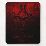 Live Forever Cross Mouse Pads