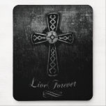 Live Forever Cross Mouse Pads