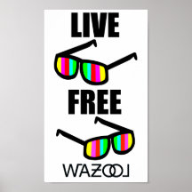 Live Free Poster