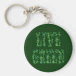 Live Green Key Chain