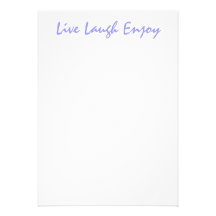 Live Laugh Enjoy Personalized Announcement