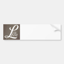 LIVE LAUGH LOVE BUMPER STICKERS