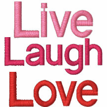 Live, Laugh, Love Embroidered Hoody