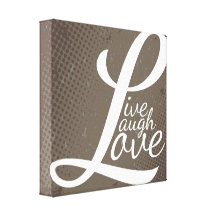LIVE LAUGH LOVE GALLERY WRAP CANVAS