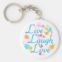 Live, Laugh, Love Keychains