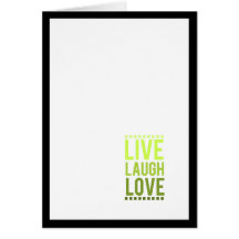 Live Laugh Love (Today's Best Award) Cards