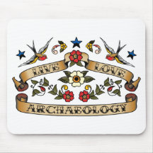 Live Love Archaeology Mouse Mat