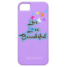 Live Love Beautiful iPhone Case iPhone 5 Covers