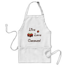 Live Love Chocolate Apron