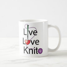Live Love Knit Mug