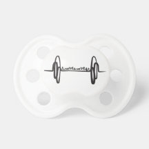 Live Love Lift Bar Black Pacifier