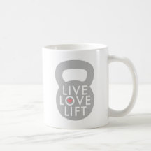 Live Love Lift Kettlebell Mugs