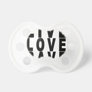 live love rave t-shirt png pacifiers