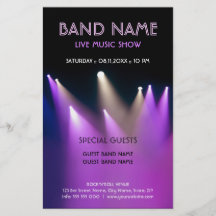 Live Music Concert flyer