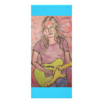 Live Music Girl Sketch invitations