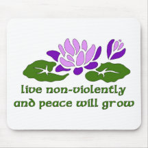 Live Non-Violently Mouse Pad