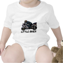 Live To Ride Motorbiker Baby Bodysuits