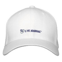 LiveJournal Logo Horizontal Embroidered Baseball Caps