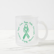 Liver Disease Fight Cure Hope Logo Coffee Mug