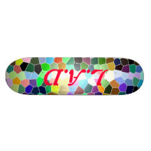 LIVING A DREAM Patch Work LAD Custom Skateboard