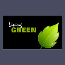 Living Green Organic Farmer's Market Business Card business cards