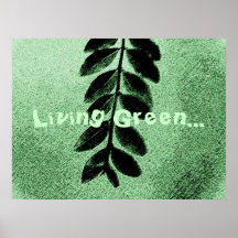 Living Green Poster