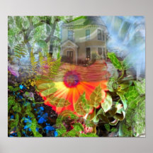 Living in Paradise Print