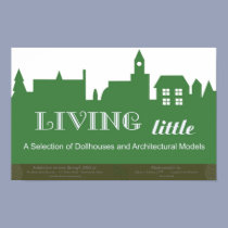 Living Little exhibition poster posters