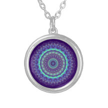 Living Mandala kaleidoscope necklace