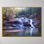 Living Water John 7:38 POSTER PRINT