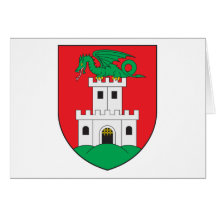 Ljubljana Coat Of Arms Greeting Cards