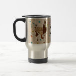 Llama Diamond Monogram  Travel Mug