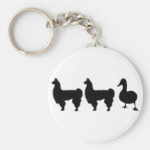 Llama Llama Duck Keychain