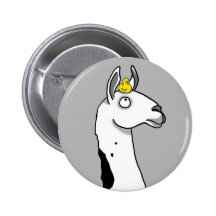 Llama Llama ...duck? Pinback Button