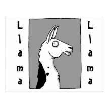 LlamaLlama Postcards