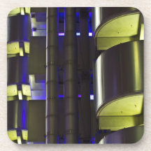 Lloyd's Building London abstract Beverage Coasters
