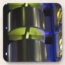 Lloyd's Building London abstract Drink Coaster