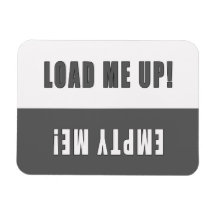 Load Me Up Diswasher Rectangle Magnets