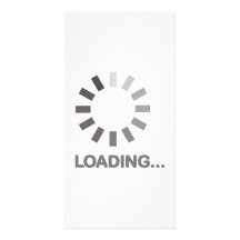 Loading bar internet photo greeting card