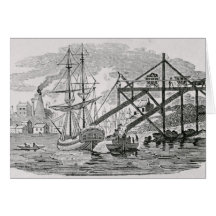 Loading Coal on Cargo Ships Cards
