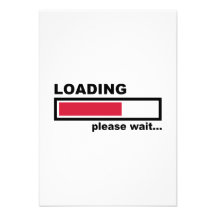 Loading please wait announcement
