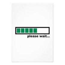 Loading please wait custom invitation