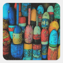 Lobster Buoys Sticker