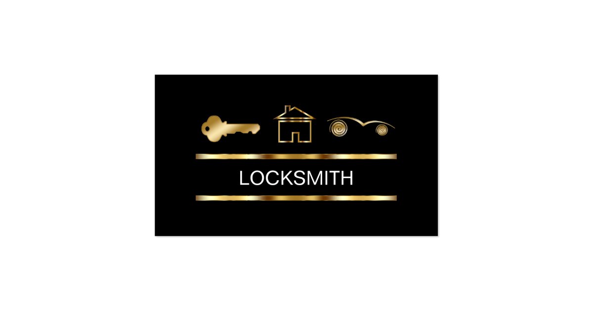 Locksmith Business Cards Zazzle