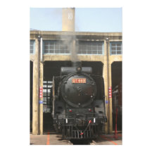 Locomotive at Changhua Roundhouse, Taiwan Photo Art