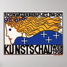 Loffler Secesseion Poster:   Kunstschau Wien