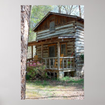 Log Cabin Print