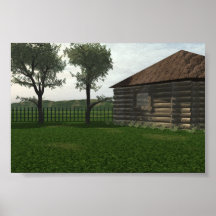 Log Cabin Posters