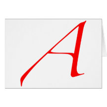 Logidea Atheist logo Greeting Card