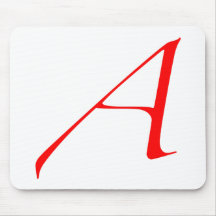Logidea Atheist logo Mouse Pads